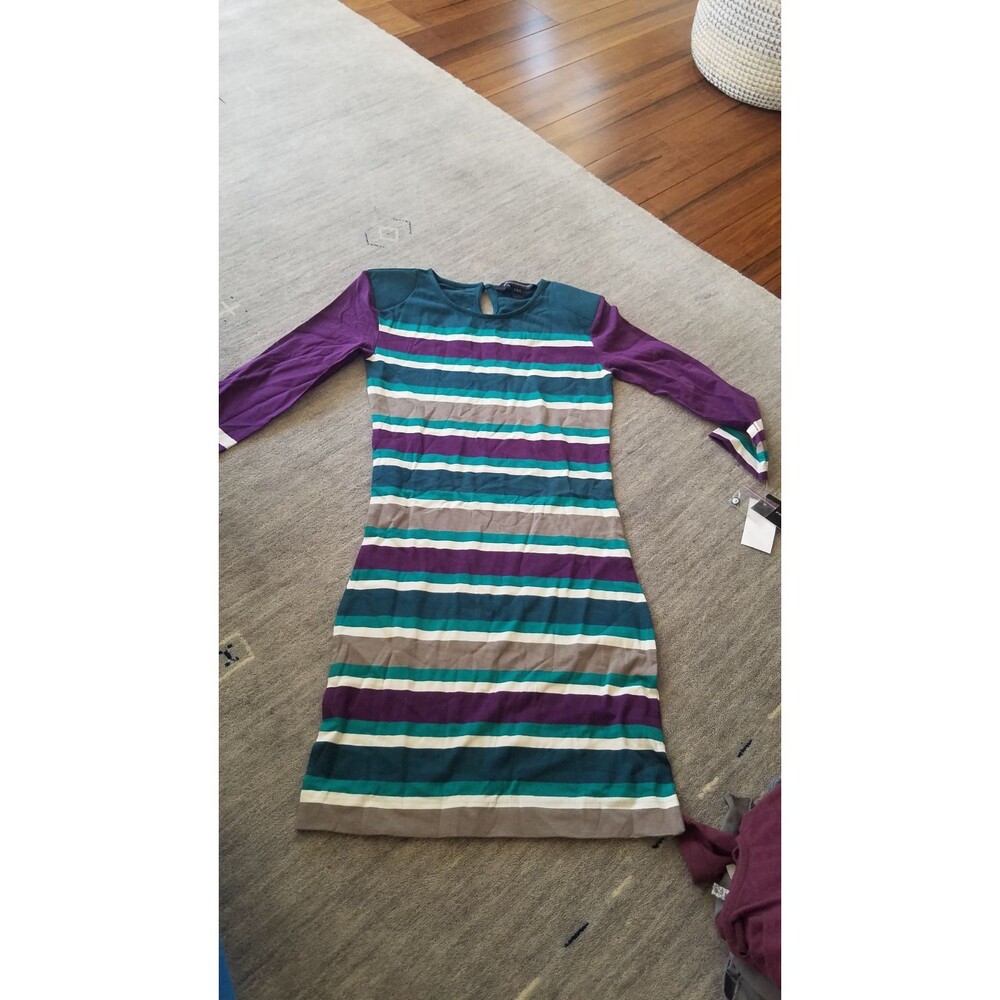 French connection striped mini dress